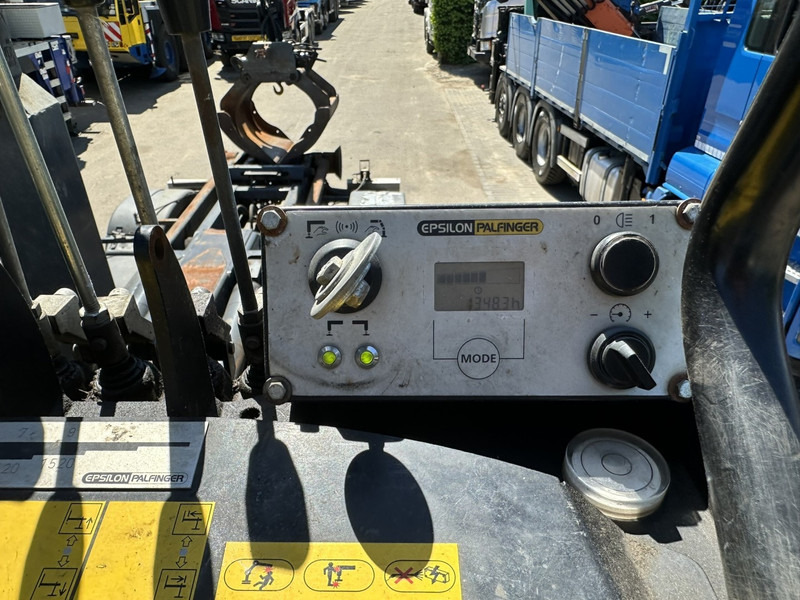شاحنة ذات الخطاف, شاحنة كرين MAN TGS 26.320 6X2-4 BL EEV + CRANE EPSILON Q170Z95TR + GRABBER - LIFT/STEERING AXLE - *266.000km* - NL TRUCK: صور 15