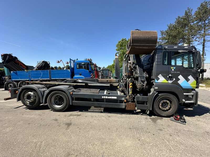 شاحنة ذات الخطاف, شاحنة كرين MAN TGS 26.320 6X2-4 BL EEV + CRANE EPSILON Q170Z95TR + GRABBER - LIFT/STEERING AXLE - *266.000km* - NL TRUCK: صور 6