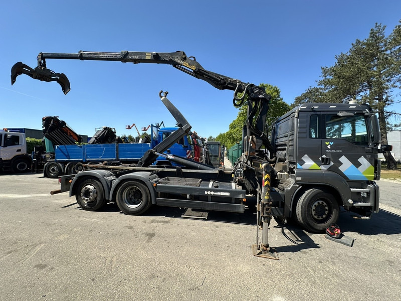 شاحنة ذات الخطاف, شاحنة كرين MAN TGS 26.320 6X2-4 BL EEV + CRANE EPSILON Q170Z95TR + GRABBER - LIFT/STEERING AXLE - *266.000km* - NL TRUCK: صور 8