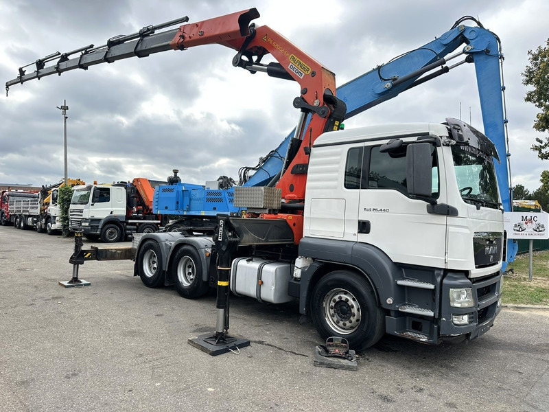 MAN TGS 26.440 6X4 + (22m) CRANE PALFINGER PK62002 E 6x H + 1ME - RETARDER - EURO 5 - BE TRUCK - شاحنة كرين: صور 1 MAN TGS 26.440 6X4 + (22m) CRANE PALFINGER PK62002 E 6x H + 1ME - RETARDER - EURO 5 - BE TRUCK - شاحنة كرين: صور 1