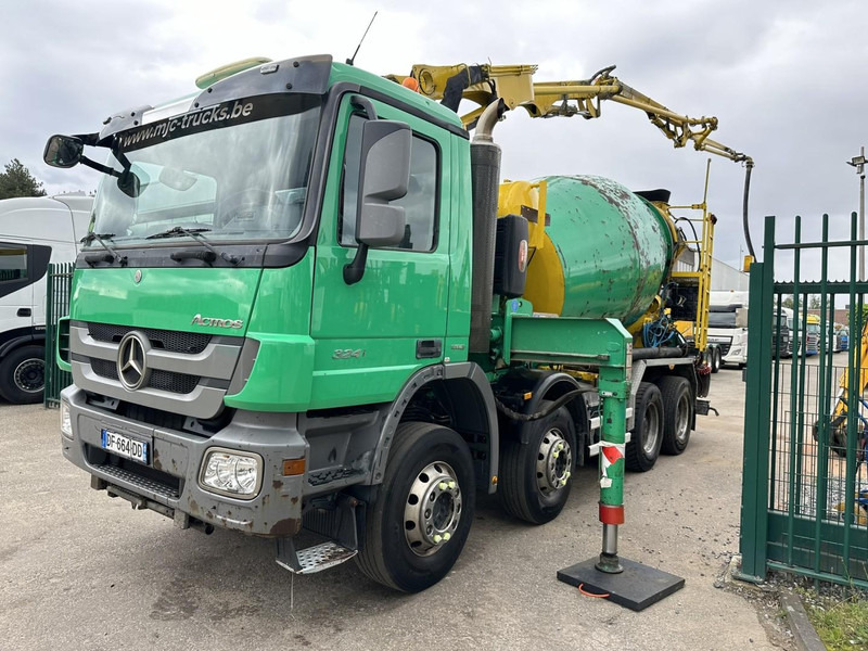 Mercedes-Benz ACTROS 3241 8x4 PUMI PM M 21-3 (21m) Putzmeister - *238.000km* / 1586H - EPS - BLADVERING / NAAFREDUCTIE - شاحنة خلاطة خرسانة: صور 4 Mercedes-Benz ACTROS 3241 8x4 PUMI PM M 21-3 (21m) Putzmeister - *238.000km* / 1586H - EPS - BLADVERING / NAAFREDUCTIE - شاحنة خلاطة خرسانة: صور 4