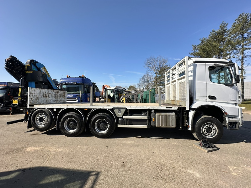 Mercedes-Benz AROCS 3246 8x4 TRIDEM + CRANE (25m!) PALFINGER PK 34002 G SH (8x) - *102.000km* - LIFT + STEERING AXLE - PLATFORM 6m65 + TWISTLOCKS - شاحنات مسطحة, شاحنة كرين: صور 4 Mercedes-Benz AROCS 3246 8x4 TRIDEM + CRANE (25m!) PALFINGER PK 34002 G SH (8x) - *102.000km* - LIFT + STEERING AXLE - PLATFORM 6m65 + TWISTLOCKS - شاحنات مسطحة, شاحنة كرين: صور 4