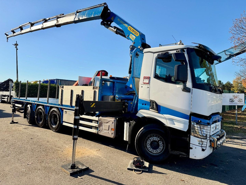 Renault C480 8x4 TRIDEM + CRANE (20m!) PALFINGER PK33002-EH E (6x) - PLATFORM 8m25 - LIFT/STEERING - GOOD TIRES - BE TRUCK - شاحنة كرين: صور 1 Renault C480 8x4 TRIDEM + CRANE (20m!) PALFINGER PK33002-EH E (6x) - PLATFORM 8m25 - LIFT/STEERING - GOOD TIRES - BE TRUCK - شاحنة كرين: صور 1