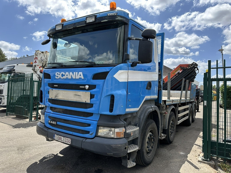 Scania G440 8x4 + (25m!) CRANE PALFINGER PK78002 SH G 8x + WINCH - PLATFORM 6m25 - MANUAL - HUB REDUCTION - STEEL SPRING - EURO 5 - BE TRUCK - شاحنة كرين: صور 4 Scania G440 8x4 + (25m!) CRANE PALFINGER PK78002 SH G 8x + WINCH - PLATFORM 6m25 - MANUAL - HUB REDUCTION - STEEL SPRING - EURO 5 - BE TRUCK - شاحنة كرين: صور 4