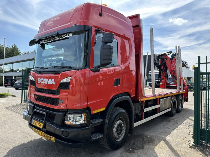 Scania G500 XT 6x4 WOOD / TIMBER / HOLZ CRANE PALFINGER EPSILON Q150Z + RETARDER - FULL AIR SUSP. - BE TRUCK - شاحنة كرين: صور 3 Scania G500 XT 6x4 WOOD / TIMBER / HOLZ CRANE PALFINGER EPSILON Q150Z + RETARDER - FULL AIR SUSP. - BE TRUCK - شاحنة كرين: صور 3