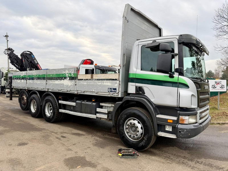 Scania P380 8x4 TRIDEM + CRANE HIAB 166 ES-5 HIPRO - ROTATOR + RADIO - 7m60 PLATFORM - MANUAL - LIFT + STEERING AXLE - شاحنة كرين: صور 3 Scania P380 8x4 TRIDEM + CRANE HIAB 166 ES-5 HIPRO - ROTATOR + RADIO - 7m60 PLATFORM - MANUAL - LIFT + STEERING AXLE - شاحنة كرين: صور 3