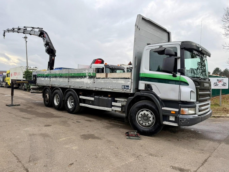 Scania P380 8x4 TRIDEM + CRANE HIAB 166 ES-5 HIPRO - ROTATOR + RADIO - 7m60 PLATFORM - MANUAL - LIFT + STEERING AXLE - شاحنة كرين: صور 2 Scania P380 8x4 TRIDEM + CRANE HIAB 166 ES-5 HIPRO - ROTATOR + RADIO - 7m60 PLATFORM - MANUAL - LIFT + STEERING AXLE - شاحنة كرين: صور 2