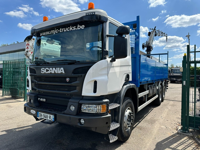 Scania P410 6x4 + CRANE HIAB 166 ES-4 - RETARDER - ROTATOR - PLATFORM 6m80 - BIG AXLES HUB REDUCTION - STEEL SPRING - شاحنة كرين: صور 4 Scania P410 6x4 + CRANE HIAB 166 ES-4 - RETARDER - ROTATOR - PLATFORM 6m80 - BIG AXLES HUB REDUCTION - STEEL SPRING - شاحنة كرين: صور 4