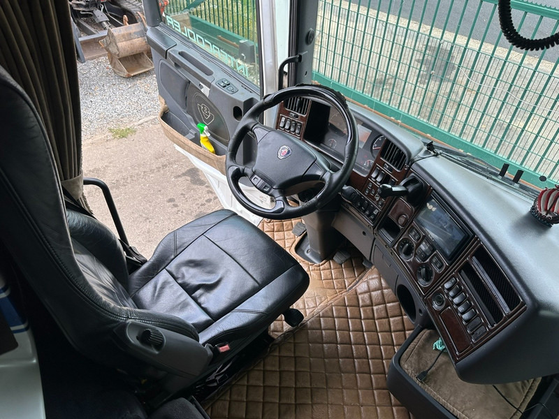 شاحنة جرار Scania R500 8x2 ZSM + KRAN 100Tm! PALFINGER PK100002 G 8x + 1 ME - RETARDER - ALCOA DURA BRIGHT - LIFT + STEERING - 5/6 HYDR F - TÜV 05/2026 - TOP CONDITION: صور 14