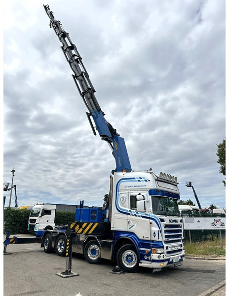 Scania R500 8x2 ZSM + KRAN 100Tm! PALFINGER PK100002 G 8x + 1 ME - RETARDER - ALCOA DURA BRIGHT - LIFT + STEERING - 5/6 HYDR F - TÜV 05/2026 - TOP CONDITION - شاحنة جرار: صور 5 Scania R500 8x2 ZSM + KRAN 100Tm! PALFINGER PK100002 G 8x + 1 ME - RETARDER - ALCOA DURA BRIGHT - LIFT + STEERING - 5/6 HYDR F - TÜV 05/2026 - TOP CONDITION - شاحنة جرار: صور 5