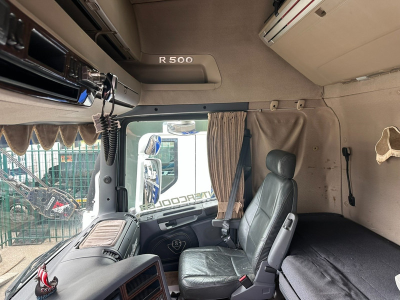 شاحنة جرار Scania R500 8x2 ZSM + KRAN 100Tm! PALFINGER PK100002 G 8x + 1 ME - RETARDER - ALCOA DURA BRIGHT - LIFT + STEERING - 5/6 HYDR F - TÜV 05/2026 - TOP CONDITION: صور 16