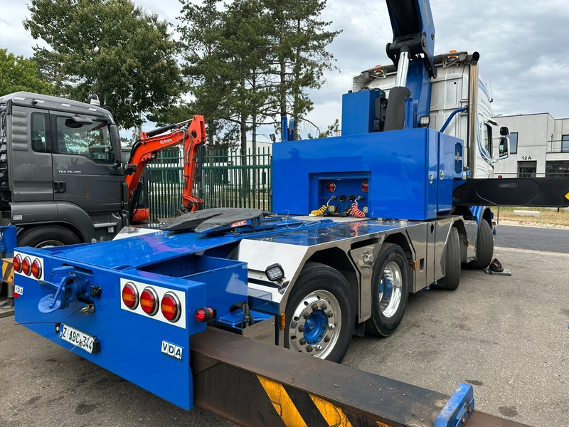 شاحنة جرار Scania R500 8x2 ZSM + KRAN 100Tm! PALFINGER PK100002 G 8x + 1 ME - RETARDER - ALCOA DURA BRIGHT - LIFT + STEERING - 5/6 HYDR F - TÜV 05/2026 - TOP CONDITION: صور 19