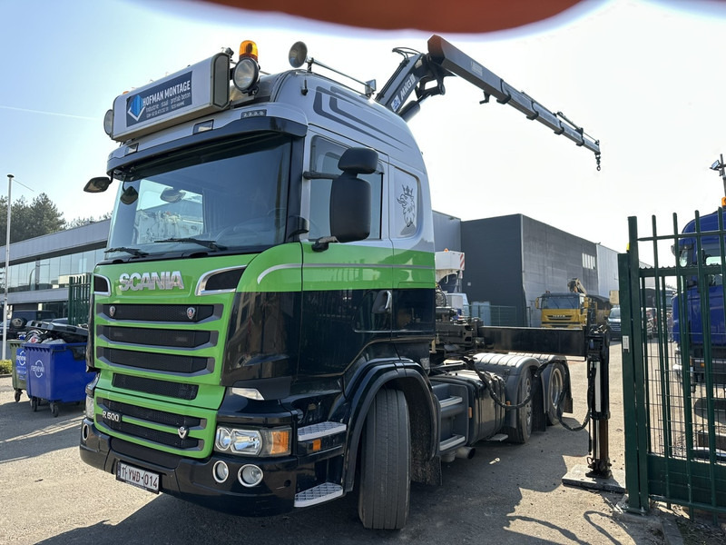Scania R500 V8 6x2 TRACTOR + CRANE MKG HLK 231 HP (23tm) - 4x HYDR - RADIO - RETARDER - MANUAL - LIFT + STEERING AXLE - شاحنة جرار: صور 5 Scania R500 V8 6x2 TRACTOR + CRANE MKG HLK 231 HP (23tm) - 4x HYDR - RADIO - RETARDER - MANUAL - LIFT + STEERING AXLE - شاحنة جرار: صور 5