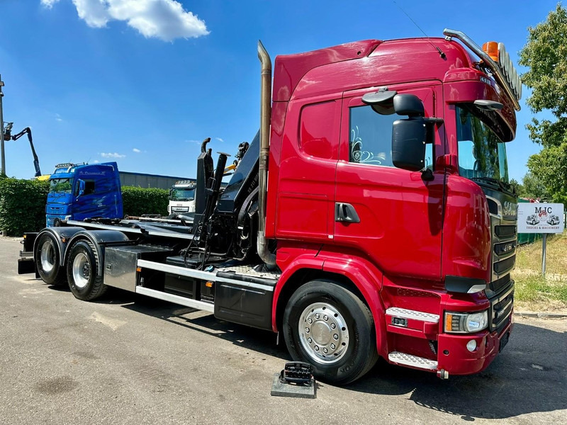 Scania R580 6X2 V8 HOOKLIFT + CRANE HIAB 211 E-4 HIPRO - ROTATOR - RETARDER - ALCOA ALU - RADIO - NL TRUCK - شاحنة ذات الخطاف, شاحنة كرين: صور 2 Scania R580 6X2 V8 HOOKLIFT + CRANE HIAB 211 E-4 HIPRO - ROTATOR - RETARDER - ALCOA ALU - RADIO - NL TRUCK - شاحنة ذات الخطاف, شاحنة كرين: صور 2