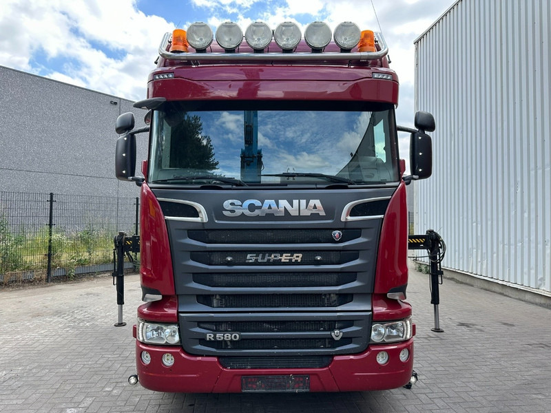 Scania R580 6X2 V8 HOOKLIFT + CRANE HIAB 211 E-4 HIPRO - ROTATOR - RETARDER - RADIO - NL TRUCK - شاحنة ذات الخطاف, شاحنة كرين: صور 2 Scania R580 6X2 V8 HOOKLIFT + CRANE HIAB 211 E-4 HIPRO - ROTATOR - RETARDER - RADIO - NL TRUCK - شاحنة ذات الخطاف, شاحنة كرين: صور 2