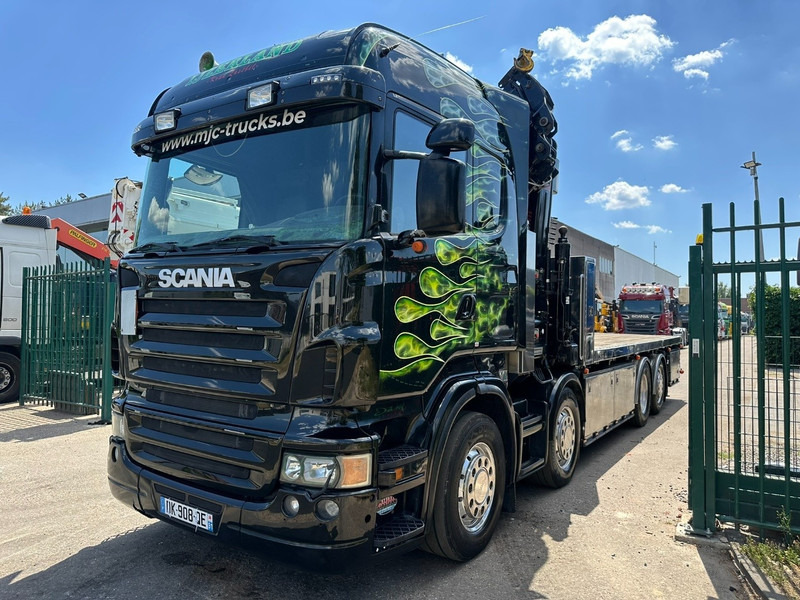 Scania R620 8x2 + CRANE HIAB 800 EP-5 HIPRO - RETARDER - LIFT/STEERING AXLE - HIGHLINE SLEEPER - LEATHER - ALCOA - شاحنة كرين: صور 4 Scania R620 8x2 + CRANE HIAB 800 EP-5 HIPRO - RETARDER - LIFT/STEERING AXLE - HIGHLINE SLEEPER - LEATHER - ALCOA - شاحنة كرين: صور 4