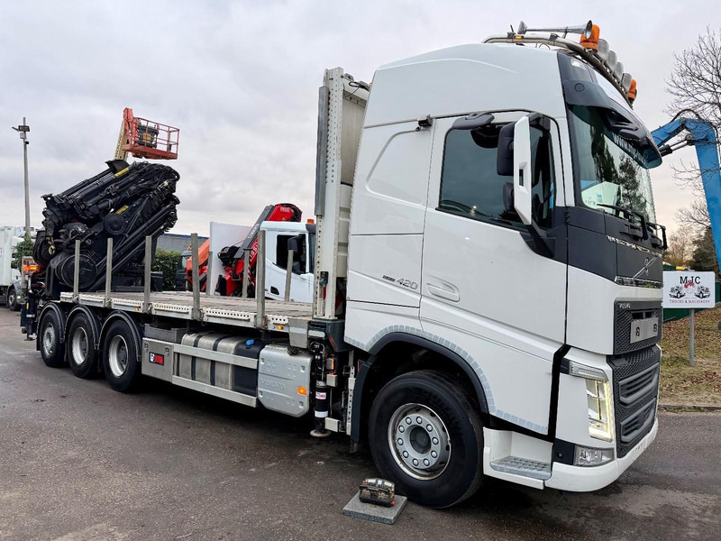 Volvo FH 420 8x4 TRIDEM + (31m!) CRANE HIAB 858 E-7 + JIB X-5 + WINCH - 114.000km - BE TRUCK - شاحنة كرين: صور 4 Volvo FH 420 8x4 TRIDEM + (31m!) CRANE HIAB 858 E-7 + JIB X-5 + WINCH - 114.000km - BE TRUCK - شاحنة كرين: صور 4