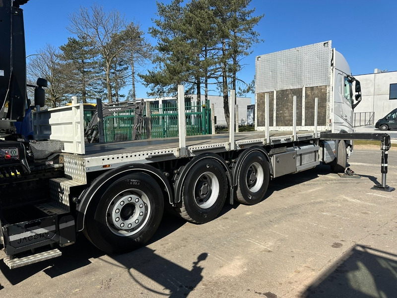 شاحنات مسطحة, شاحنة كرين Volvo FH 420 8x4 TRIDEM + KRAAN HIAB 408 E-8 HIPRO + WINCH - 63.000km ONLY - CREWCAB 4 SEATER - PLATFORM 7m - TOP CONDITION: صور 20