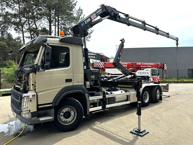 Volvo FM 370 6x2 HOOKLIFT 21T + CRANE HIAB 144 E-4 HIDUO - ENGINE / GEARBOX OK - CHASSIS OK - RUNNING + DRIVING - BE TRUCK - شاحنة ذات الخطاف, شاحنة كرين: صور 2 Volvo FM 370 6x2 HOOKLIFT 21T + CRANE HIAB 144 E-4 HIDUO - ENGINE / GEARBOX OK - CHASSIS OK - RUNNING + DRIVING - BE TRUCK - شاحنة ذات الخطاف, شاحنة كرين: صور 2