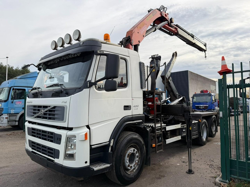 Volvo FM 400 6x2 HOOKLIFT + CRANE PALFINGER PK 15500 B (2x) - 5/6 F - MANUAL - EURO 4 - BE TRUCK - شاحنة ذات الخطاف, شاحنة كرين: صور 2 Volvo FM 400 6x2 HOOKLIFT + CRANE PALFINGER PK 15500 B (2x) - 5/6 F - MANUAL - EURO 4 - BE TRUCK - شاحنة ذات الخطاف, شاحنة كرين: صور 2