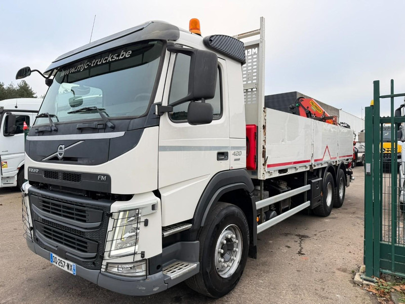 Volvo FM 420 6x4 BAUSTOFF + KRAN PALFINGER PK18502 SH B (3x) - ROTATOR - 5/6 F - TÜV 05/2026 - CG FR - PLATFORM 6m50 - I-Shift - 325.000km - STEEL SPRING / HUB REDUCTI - شاحنات مسطحة, شاحنة كرين: صور 2 Volvo FM 420 6x4 BAUSTOFF + KRAN PALFINGER PK18502 SH B (3x) - ROTATOR - 5/6 F - TÜV 05/2026 - CG FR - PLATFORM 6m50 - I-Shift - 325.000km - STEEL SPRING / HUB REDUCTI - شاحنات مسطحة, شاحنة كرين: صور 2
