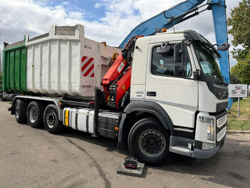 Volvo FM 420 8x2 HOOKLIFT + CRANE PALFINGER PK19.001 SLD B - *294.000km* - EURO 6 - LIFT + STEERING AXLE - I SHIFT - BE TRUCK - شاحنة ذات الخطاف, شاحنة كرين: صور 2 Volvo FM 420 8x2 HOOKLIFT + CRANE PALFINGER PK19.001 SLD B - *294.000km* - EURO 6 - LIFT + STEERING AXLE - I SHIFT - BE TRUCK - شاحنة ذات الخطاف, شاحنة كرين: صور 2