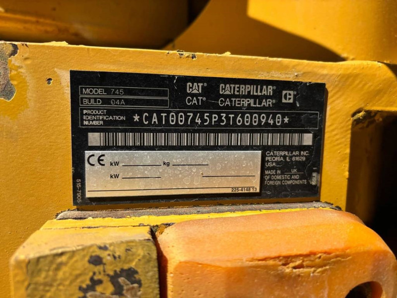 Cat 745 04A - شاحنة مفصلية: صور 4 Cat 745 04A - شاحنة مفصلية: صور 4