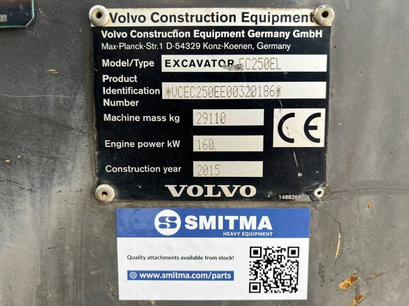 Volvo EC250E L - حفارات زحافة: صور 5 Volvo EC250E L - حفارات زحافة: صور 5