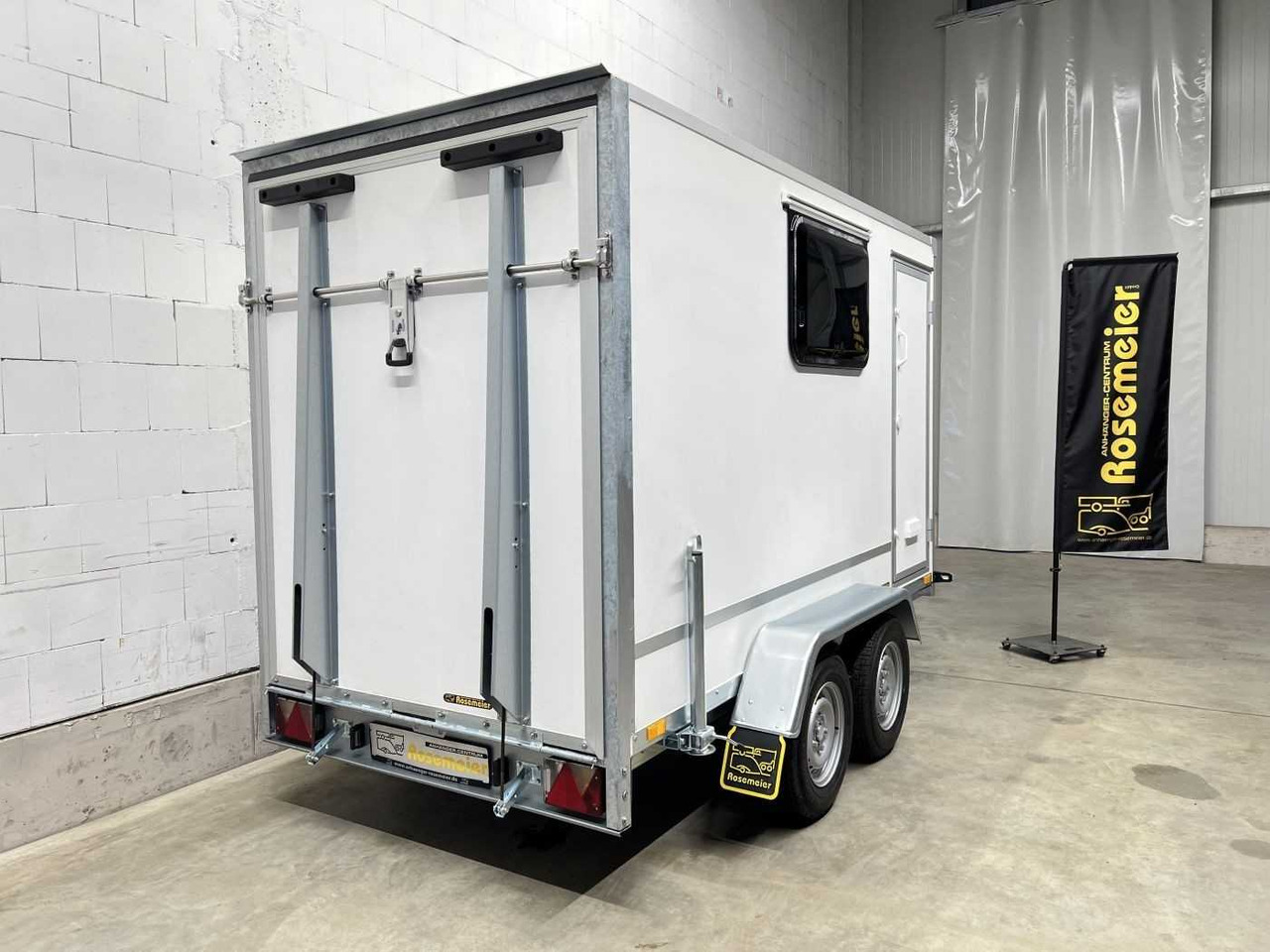 جديد مقطورة دراجة نارية BLYSS F2030HTD Rampe Tür 2 Fenster Kofferanhänger: صور 17