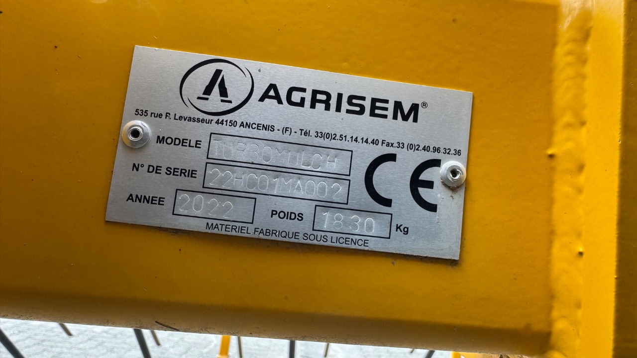 Agrisem Turbolmulch 6,20 Vorführmaschine - الأمشاط الزراعية: صور 2 Agrisem Turbolmulch 6,20 Vorführmaschine - الأمشاط الزراعية: صور 2
