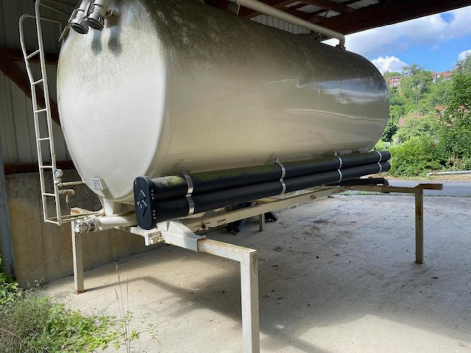 Wechselbrücke mit Silobehälter für den Mehltransport - صهريج حاوية: صور 3 Wechselbrücke mit Silobehälter für den Mehltransport - صهريج حاوية: صور 3