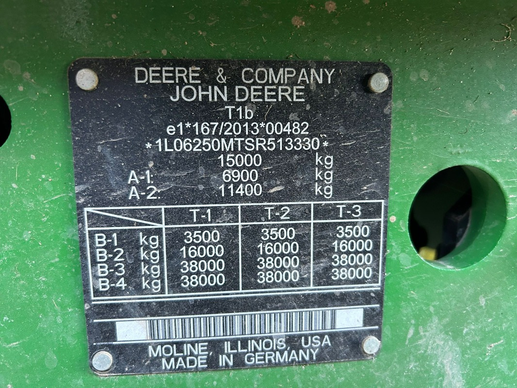 John Deere 6M 250 **MIETRÜCKLÄUFER** - جرار: صور 3 John Deere 6M 250 **MIETRÜCKLÄUFER** - جرار: صور 3