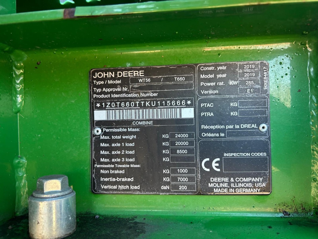 John Deere T660 - حصادة شاملة: صور 5 John Deere T660 - حصادة شاملة: صور 5