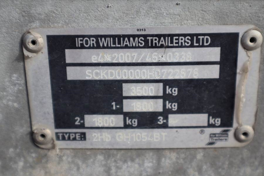 Ifor Williams WILLIAM 2HB 2 Axel Trailer, 2.856 kg Capacity, Inc - مقطورات السيارات: صور 5 Ifor Williams WILLIAM 2HB 2 Axel Trailer, 2.856 kg Capacity, Inc - مقطورات السيارات: صور 5