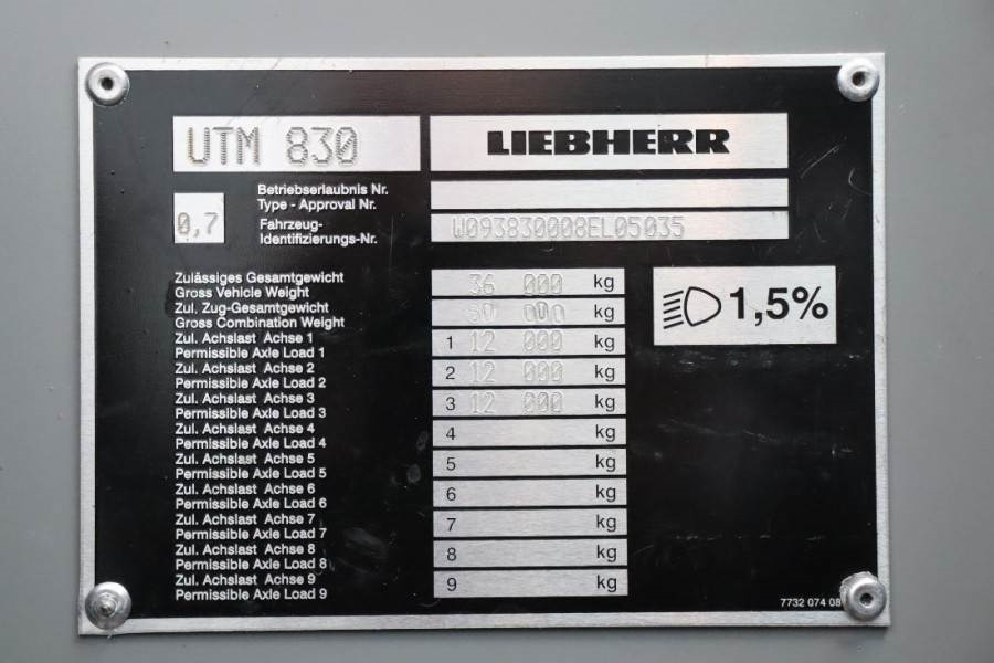 Liebherr LTM1050-3.1 6x4 Drive And 6-Wheel Steering, 50t Ca  إيجار Liebherr LTM1050-3.1 6x4 Drive And 6-Wheel Steering, 50t Ca: صور 6