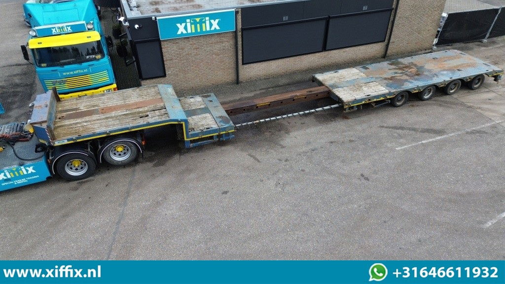 ES-GE 4-ass. Uitschuifbare semi dieplader / 78 cm. Hoog / 2x naloop gestuurd - عربة مسطحة منخفضة نصف مقطورة: صور 1 ES-GE 4-ass. Uitschuifbare semi dieplader / 78 cm. Hoog / 2x naloop gestuurd - عربة مسطحة منخفضة نصف مقطورة: صور 1