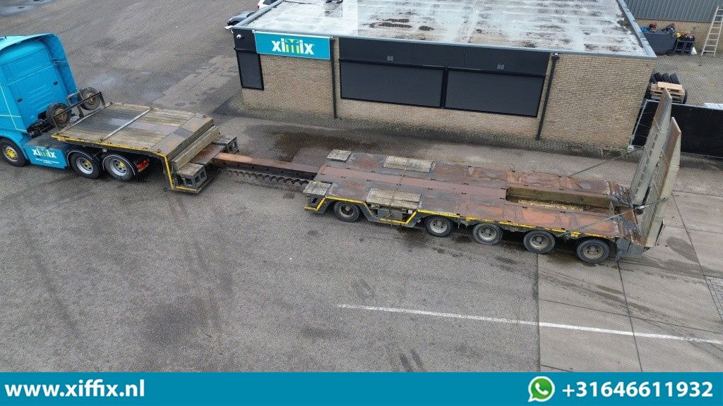 Lintrailers 5-ass. Uitschuifbare semi dieplader met hydr. Kleppen / 275 cm. Bree - عربة مسطحة منخفضة نصف مقطورة: صور 2 Lintrailers 5-ass. Uitschuifbare semi dieplader met hydr. Kleppen / 275 cm. Bree - عربة مسطحة منخفضة نصف مقطورة: صور 2