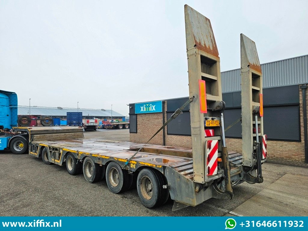 Lintrailers 5-ass. Uitschuifbare semi dieplader met hydr. Kleppen / 275 cm. Bree - عربة مسطحة منخفضة نصف مقطورة: صور 4 Lintrailers 5-ass. Uitschuifbare semi dieplader met hydr. Kleppen / 275 cm. Bree - عربة مسطحة منخفضة نصف مقطورة: صور 4