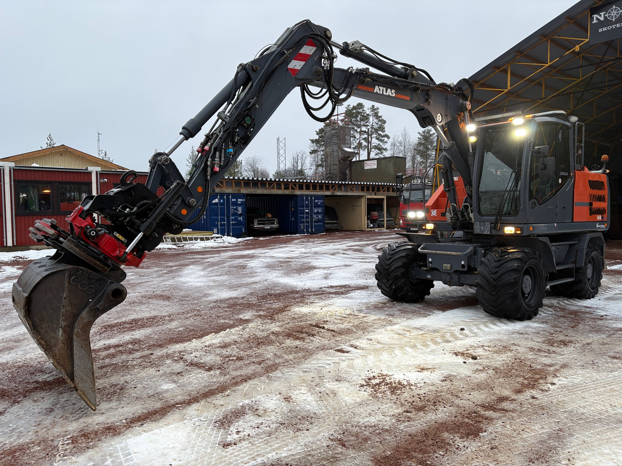 Atlas 160Wblue - حفارة على عجلات: صور 1 Atlas 160Wblue - حفارة على عجلات: صور 1