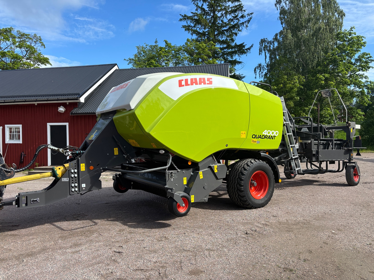 Claas 773 Quadrant 4000 - مكبس القش الدائري: صور 1 Claas 773 Quadrant 4000 - مكبس القش الدائري: صور 1