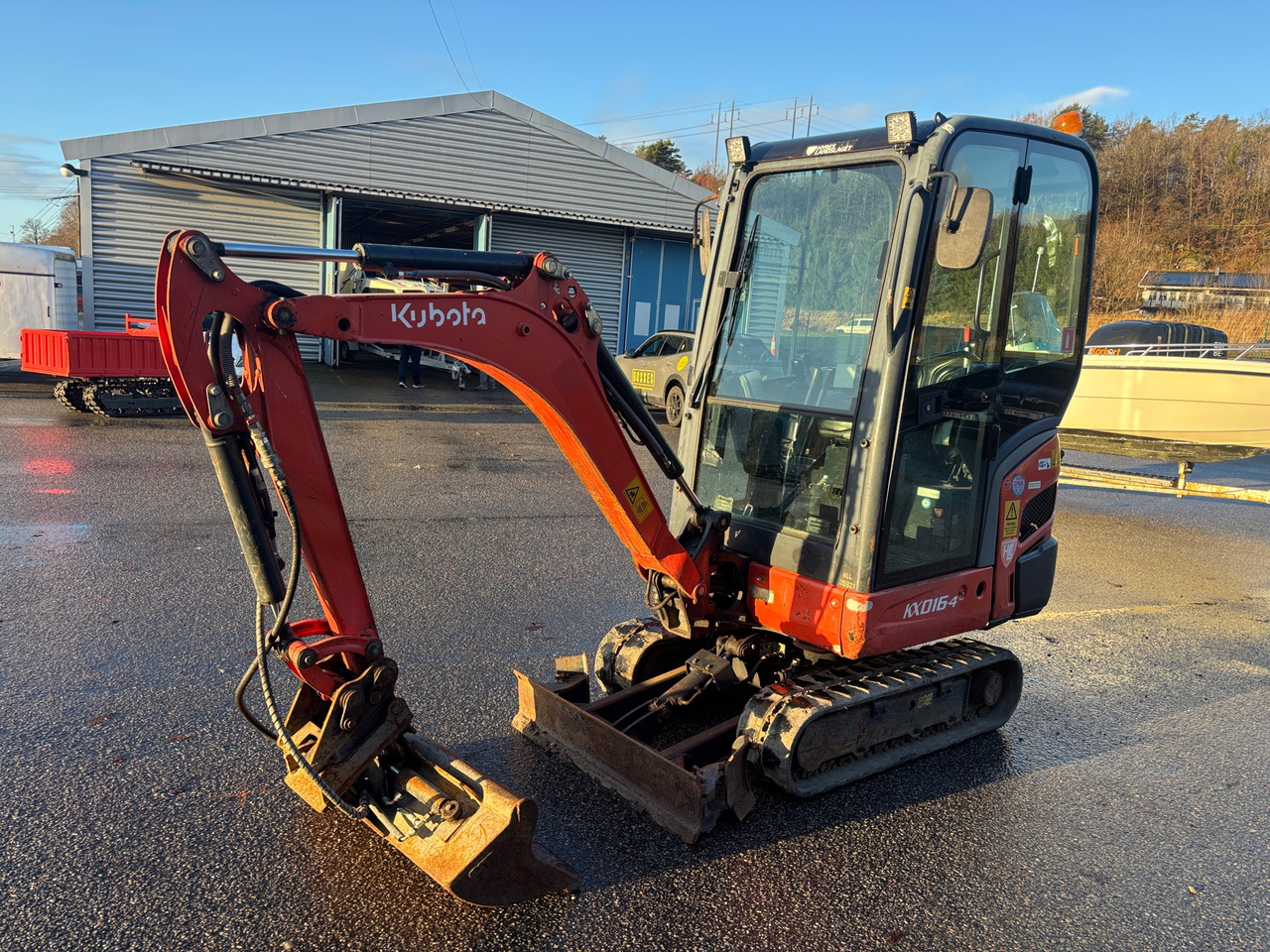 Kubota KX016-4 - حفارة: صور 1 Kubota KX016-4 - حفارة: صور 1