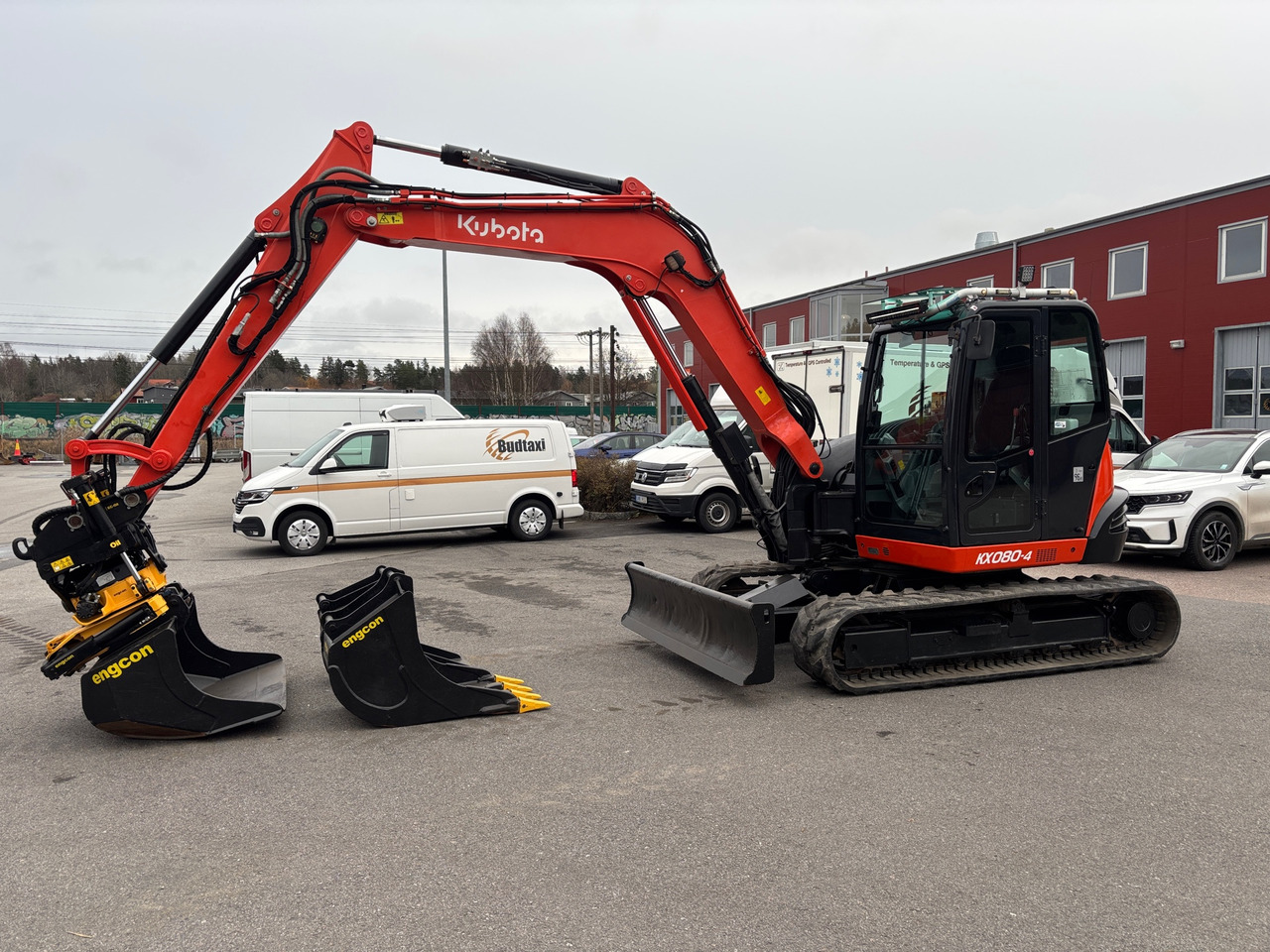Kubota KX080-4 - حفارة: صور 1 Kubota KX080-4 - حفارة: صور 1