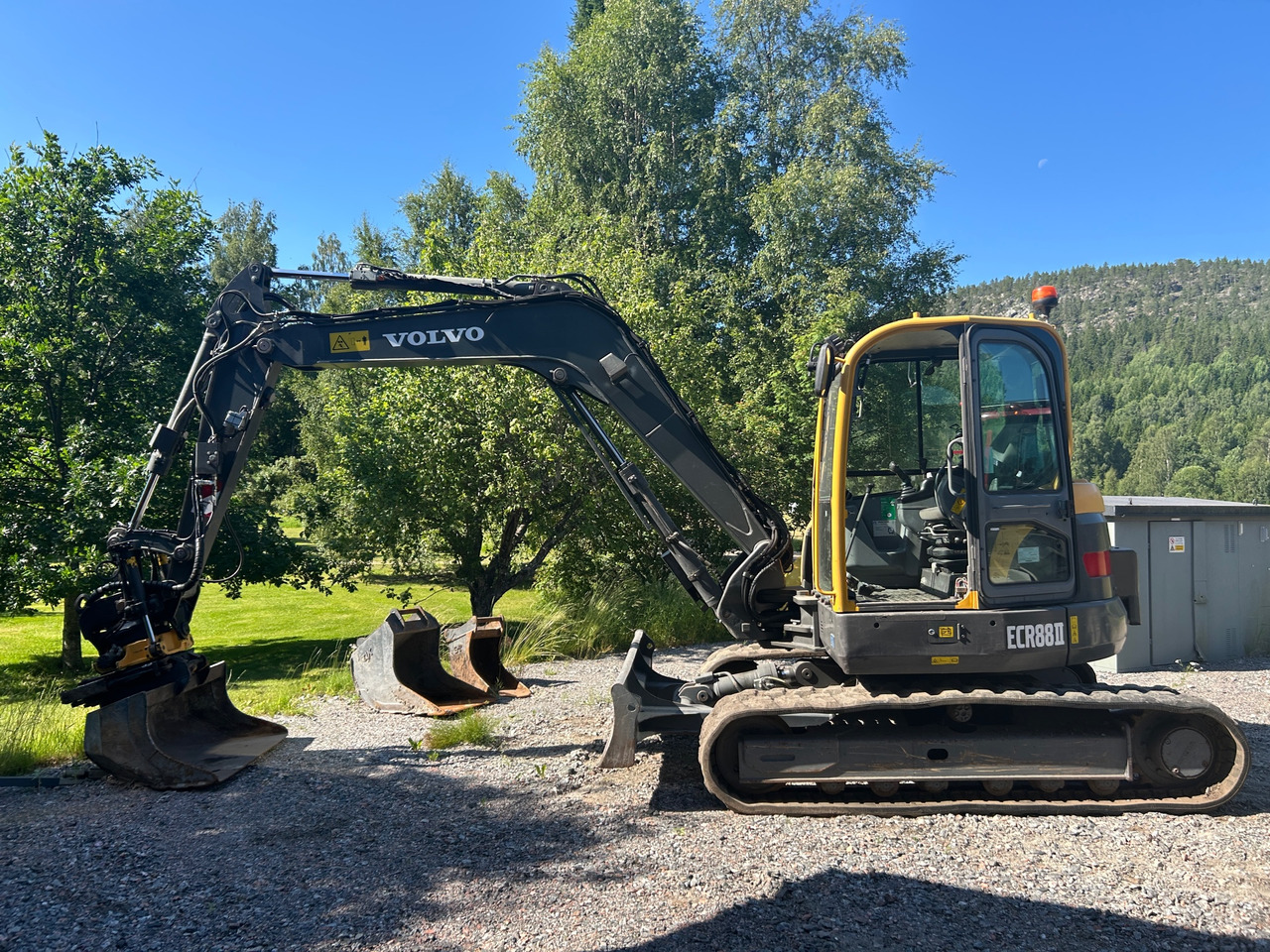 Volvo ECR88 - حفارة: صور 1 Volvo ECR88 - حفارة: صور 1