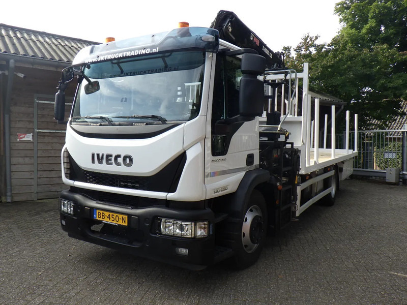 Iveco EuroCargo 140 140-250 / 6 cilinder / Manual /Bladgeveerd / Hiab X-HIDUO 158 Radiografisch / Drilling / Winch - شاحنة كرين: صور 1 Iveco EuroCargo 140 140-250 / 6 cilinder / Manual /Bladgeveerd / Hiab X-HIDUO 158 Radiografisch / Drilling / Winch - شاحنة كرين: صور 1