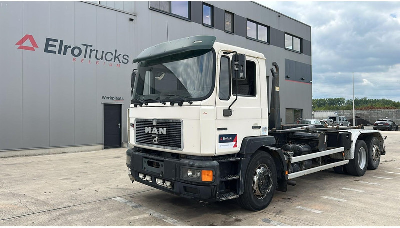 MAN 26.312 (6 CYLINDER / 6X2 / BELGIAN TRUCK IN GOOD CONDITION) - شاحنة ذات الخطاف: صور 1 MAN 26.312 (6 CYLINDER / 6X2 / BELGIAN TRUCK IN GOOD CONDITION) - شاحنة ذات الخطاف: صور 1