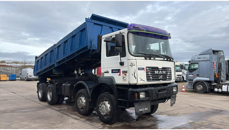 MAN 35.414 (6 CYLINDER / 8X6 / BIG AXLES / STEEL SUSP. / LAMES / GRAND PONT) - قلابات: صور 2 MAN 35.414 (6 CYLINDER / 8X6 / BIG AXLES / STEEL SUSP. / LAMES / GRAND PONT) - قلابات: صور 2