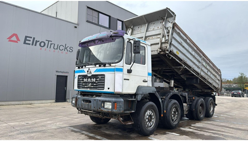 MAN 41.414 (6 CYLINDER / STEEL SUSP. / LAMES / BIG AXLE / GRAND PONT) - قلابات: صور 1 MAN 41.414 (6 CYLINDER / STEEL SUSP. / LAMES / BIG AXLE / GRAND PONT) - قلابات: صور 1