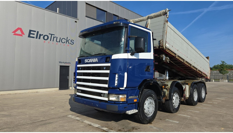 Scania 124-420 (BIG AXLE / GRAND PONT / LAMES / STEEL SUSP. / MANUAL GEARBOX / BOITE MANUELLE) - قلابات: صور 1 Scania 124-420 (BIG AXLE / GRAND PONT / LAMES / STEEL SUSP. / MANUAL GEARBOX / BOITE MANUELLE) - قلابات: صور 1