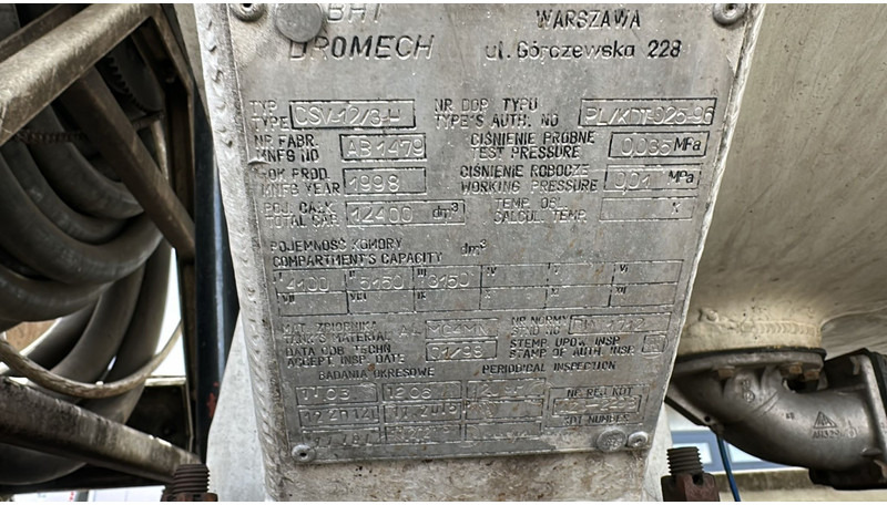Volvo FL 6-18 (12400 LITERS / 3 COMPARTIMENTS / EURO 2 / STEEL SUSP. / LAMES) إيجار Volvo FL 6-18 (12400 LITERS / 3 COMPARTIMENTS / EURO 2 / STEEL SUSP. / LAMES): صور 17