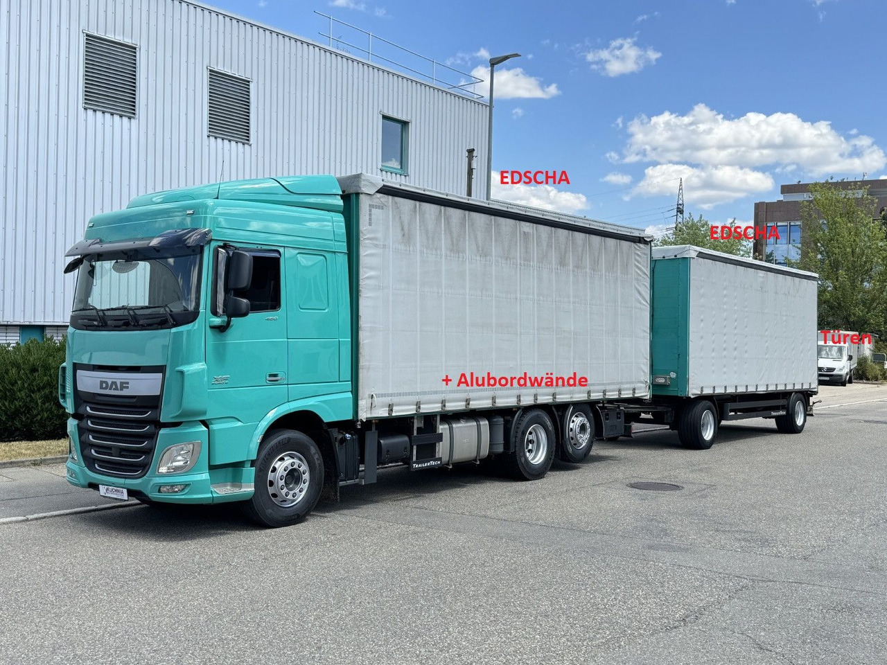 DAF XF460 6x2 Schiebeplane-Zug EDSCHA Bordwände - شاحنة ستارة: صور 1 DAF XF460 6x2 Schiebeplane-Zug EDSCHA Bordwände - شاحنة ستارة: صور 1